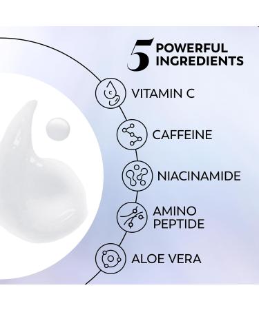 Olay Super Eye Daily Serum with Vitamin C Caffeine Aloe Vera Niacinamide and Amino Peptide 5-in-1 Eye Serum 13.5 mL Fragrance Free 13.5 ml (Pack of 1) - Buy Online on GoSupps.com