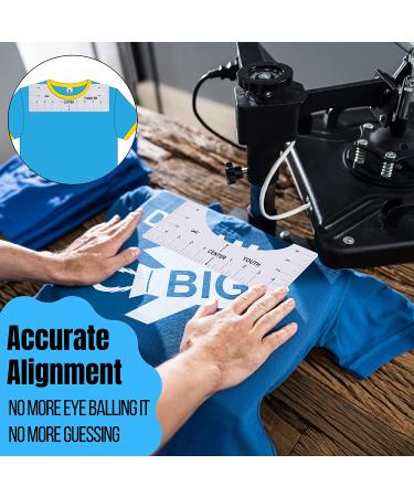 Mr. Pen Tshirt Ruler 4 pcs - Tshirt Alignment Tool for Vinyl Heat Press - Kids & Adults Shirt Centering Guide - Buy Online on GoSupps.com