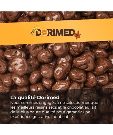 Milk Chocolate Covered Raisins 1kg | Raisin Chocolates | Snack or Appetizer | Raisin Snack | Milk Chocolate Raisins | Resealable Bag | Dorimed - Buy Online on GoSupps.com