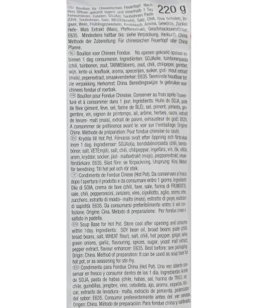 Haidilao Spicy Hot Pot Soup Base 220g - Authentic Flavor for Delicious Hot Pot Experience - Buy Online on GoSupps.com