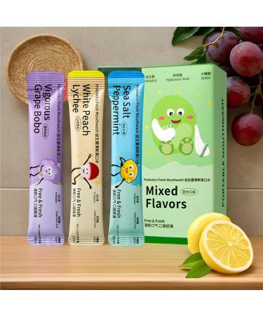 Individual Mouthwash Sachets - 15 Sachets Long-Lasting Freshness Fruity Flavor for Daily Use in Bathrooms and Hotels for Adults - Buy Online on GoSupps.com