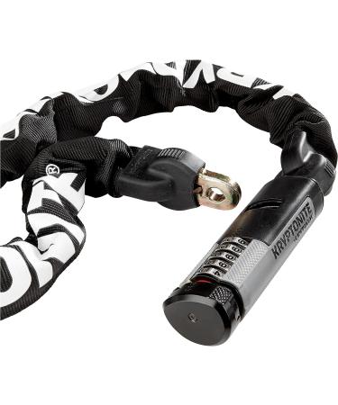 Kryptonite Kryptolok 912 9.5mm Combo Chain Bike Lock - Black | Durable Security Solution - Buy Online on GoSupps.com