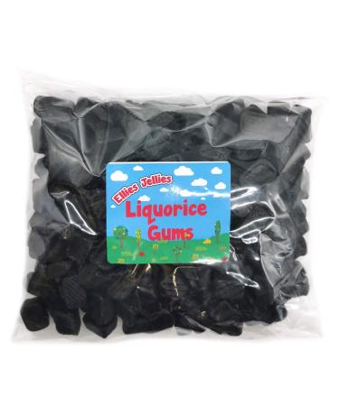 Ellies Jellies Liquorice Gums 1kg Bag