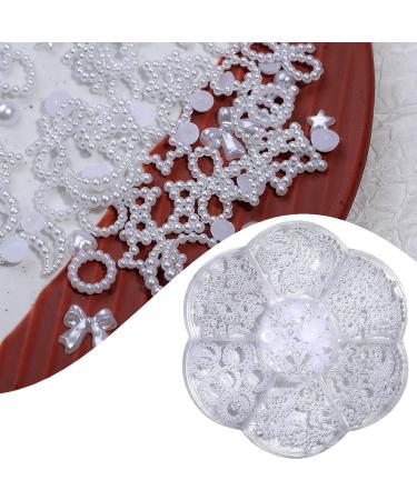 VONNST Nail Art Charms 3D Flower Nails Art Leaf Rose Flower Resin Nails Art Decorations for Jewelry Making 4 - Buy Online on GoSupps.com