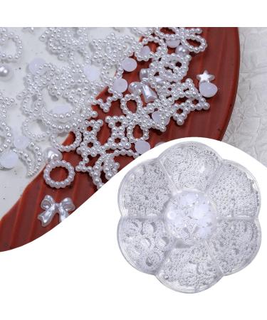 VONNST Nail Art Charms 3D Flower Nails Art Leaf Rose Flower Resin Nails Art Decorations for Jewelry Making 4