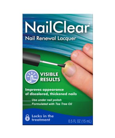 NailClear Stayfast Lacquer - Restores Appearance of Fungal Infected Nails - Visble Results Less Work 0.5 Fl Oz