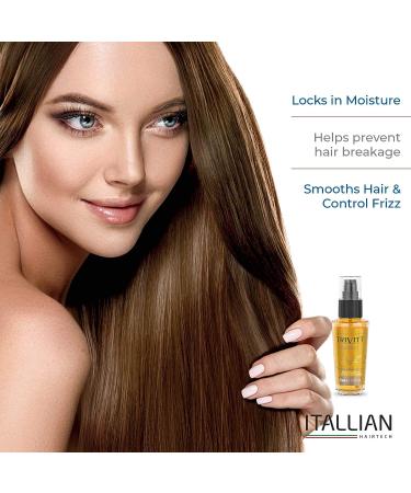 Italian Hairtech Finishing Oil for Chemically Treated Hair 1.01 fl oz - Nourishing Serum with Argan & Vegetable Oils - Protects from Dryness & Frizz - Buy Online on GoSupps.com
