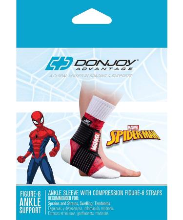 Marvel Spider-Man Kids Figure-8 Ankle Support Brace - XX-Small - For Youth Sports & Ankle Injuries - Buy Online on GoSupps.com