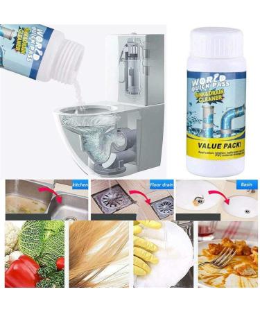 Wild Tornado Pipe Dredge Deodorant Powerful Sink and Drain Cleaner Quick Foaming Toilet Cleaner Dredge Agent for Kitchen and Toilet Pipes (1pcs) - Buy Online on GoSupps.com