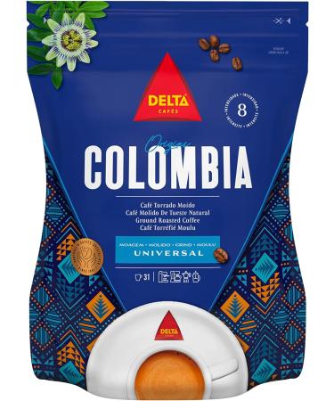 Pack Delta Original Coffee Ground Coffee Colour Flavor and Odor Characteristics of Origin 2 Colombia 2 Angola 2 Vietnam 2 Brazil Includes 8 Units of 220 g - Buy Online on GoSupps.com