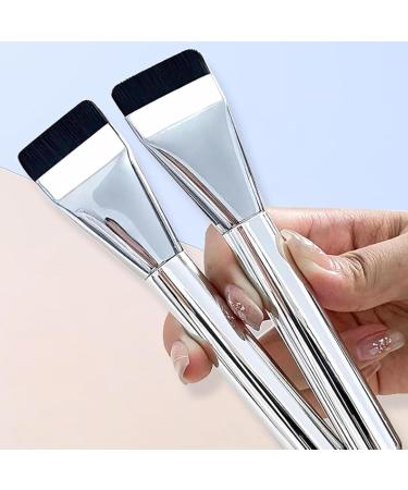 Ultra-Thin Non-Marking Foundation Brush - Flat Head Concealer & Grooming Brush for Flawless Application | International Shipping Available - Buy Online on GoSupps.com