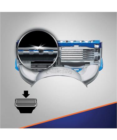 Buy Gillette Fusion5 ProGlide Power Razor Blades - 4 Replacement Blades with FlexBall Technology | International Shipping Available - Buy Online on GoSupps.com