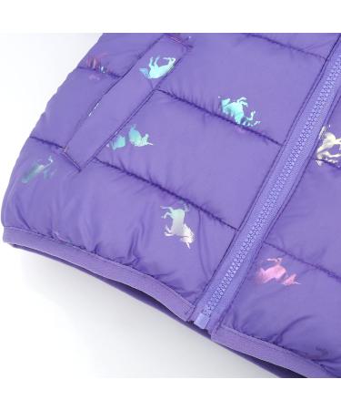 Hooded Coat for Kids Winter Jacket Toddler Padded Coat - Purple 12-18 Months - Buy Online on GoSupps.com