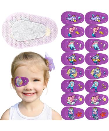 Panitay Eye Patches for Girls Adhesive Bandages Light Blocking Eye Patch Cute Non Woven Cotton Eyepatch for Kids 8 Styles(80 Pcs)