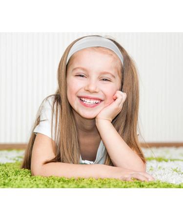 Colorful Headbands for Girls with Removable Bow - Cute Hair Accessories 8 Pack with Extra Elastics - Buy Online on GoSupps.com