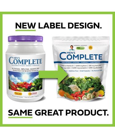ANDREW LESSMAN Men's Complete Multivitamin - High Potency 30+ Nutrients, Essential Vitamins, Minerals & Carotenoids - 120 Packets, Easy-to-Swallow, No Binders/Fillers/Additives - Buy Online on GoSupps.com