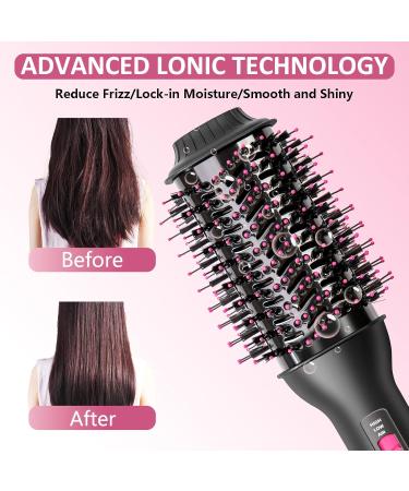 DYOMI 4-in-1 Hair Dryer Brush: One-Step Hot Air Styler Volumizer with Negative Ionic Technology - Straighten, Curl, and Dry Hair - Buy Online on GoSupps.com