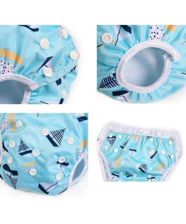 Mixidon Reusable Baby Swimming Diaper & Trunks | Adjustable Washable Perfect for Ages 0-3 | Ideal Shower Gifts for Swimming Lessons - Buy Online on GoSupps.com