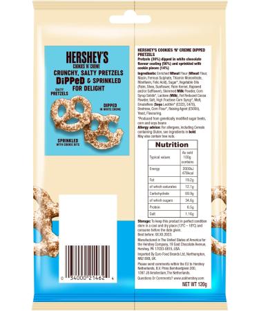 Hershey's Dipped Pretzels 12x120g - Buy Online on GoSupps.com