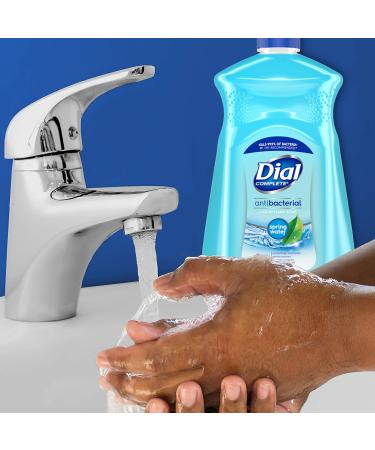 Dial Antibacterial Liquid Hand Soap Refill, Spring Water, 52 fl oz, 3 Pack - Buy Online on GoSupps.com
