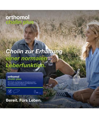Orthomol Cholin Plus - Support Normal Liver Function with Milk Thistle Extract - 30 Capsules for Daily Wellness - Buy Online on GoSupps.com