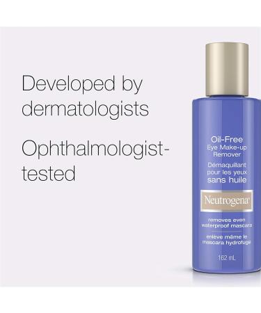 Neutrogena Gentle Oil-Free Eye Makeup Remover Removes Waterproof Mascara With No Oily Residue Dermatologist Developed & Ophthalmologist Tested Large Size 236 mL 236mL Eye Makeup Remover - Buy Online on GoSupps.com