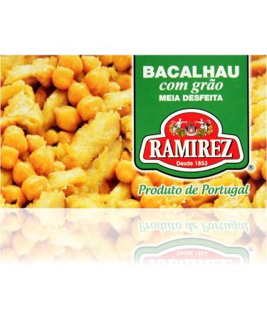Ramirez Cod/Chickpea Salad with Extra Virgin Olive Oil 120g - Pack of 6 - Buy Online on GoSupps.com