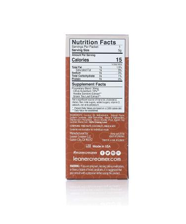 Leaner Creamer Sugar Free Hazelnut Coffee Creamer - 20 Servings | Low-Calorie Delight - Buy Online on GoSupps.com