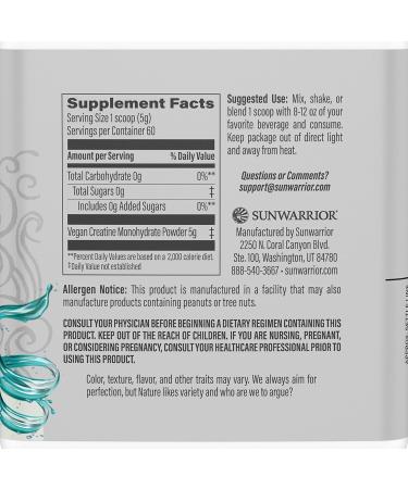 Creatine Powder & Vanilla Classic Plus Organic Protein Powder Set | Bundle & Save | Vegan Protein Superfood Blend plus Unflavored Creatine Monohydrate (60 Servings Unflavored 30 Servings Vanilla) - Buy Online on GoSupps.com