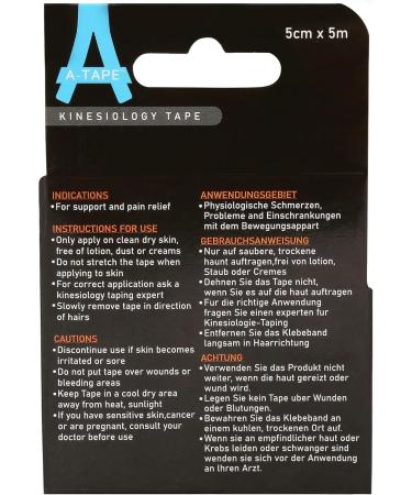 Shop Kinesiology Tape for Athletes | 16ft Water Resistant Latex Free Elastic for Knee Elbow & Shoulder Pain - Pink - Buy Online on GoSupps.com