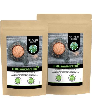  Alpi Nature Alpi Nature Fine Pink Himalayan Salt 1kg Pink Himalayan Salt 2-5 mm for Cooking - Buy Online on GoSupps.com