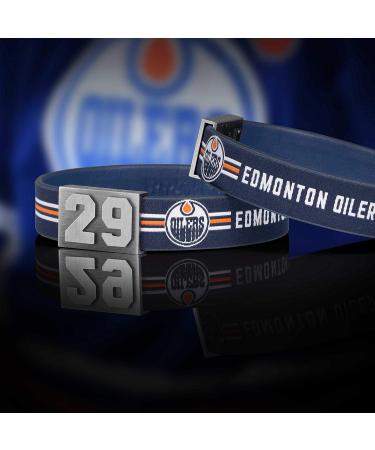 Brayce Edmonton Oilers Bracelet Customizable Jersey Number 00-99 | NHL Draisaitl Team Gear - Buy Online on GoSupps.com