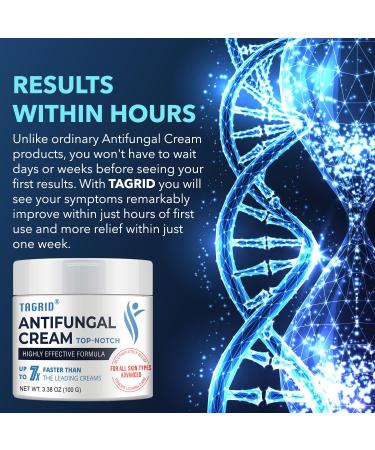 TAGRID Antifungal Cream - Relief for Ringworm Jock Itch Eczema & More | 3.4 oz Dark Blue - Shop Internationally - Buy Online on GoSupps.com