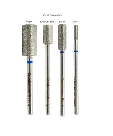 Premium Diamond Nail Drill Bit 3/32 Shank - Barrel Large/Medium Grit - Buy Online on GoSupps.com