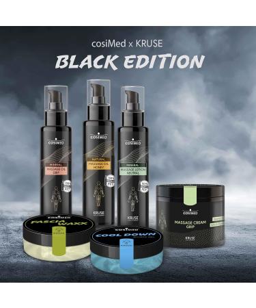 Black Edition Massage Cream Grip - 500ml | High Grip & Subtle Fragrance | International Shipping Available - Buy Online on GoSupps.com