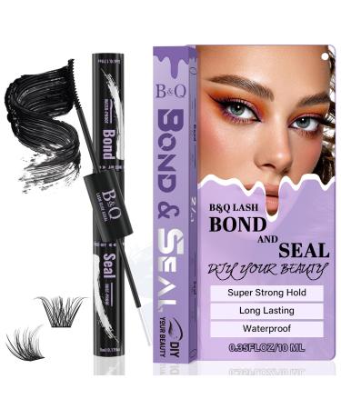 Lash Bond and Seal Waterproof 10ML Eyelash Bond and Seal Lash Glue for Lash Clusters Black Lash Glue and Bond Super Strong Lash Extension Bond and Seal Long Lasting Bond and Lock 72 Hours(NewST-HEI) 10ML Lash Bond and Seal - Buy Online on GoSupps.com
