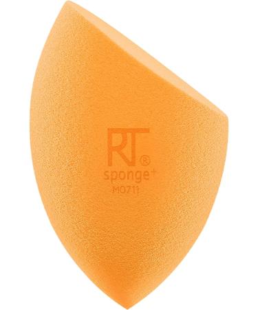 Real Techniques Miracle Complexion Sponge Makeup Blending Sponge For Liquid and Cream Foundation Offers Light To Medium Coverage Natural Dewy Makeup Orange Sponge Latex-Free Foam 1 Count - Buy Online on GoSupps.com