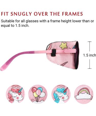 Astropic Cotton & Silk Eye Patch for Kids Glasses (Right Eye  Pink Hair Unicorn) To Cover Right Eye Baby Pink - Pink Hair Unicorn - Buy Online on GoSupps.com