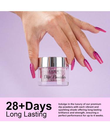 Poudre de trempage pour ongles rose fluo paillettes pour d butant manucure bricolage maison cadeau pas besoin de lampe ongles Hot Pink-Sparkle - Buy Online on GoSupps.com