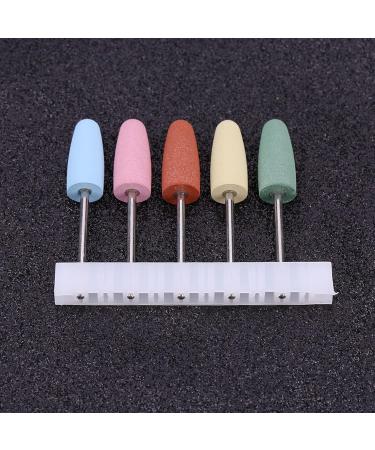 5 Nail Drill Bits Silicone Drill Bits for Nails Sets Acrylic Electric File Nail Professional Drill Bits Set Cuticle Carbide Remover Bits for Home Salon Acrylic Gel Nail Manicure Pedicure Tools - Buy Online on GoSupps.com