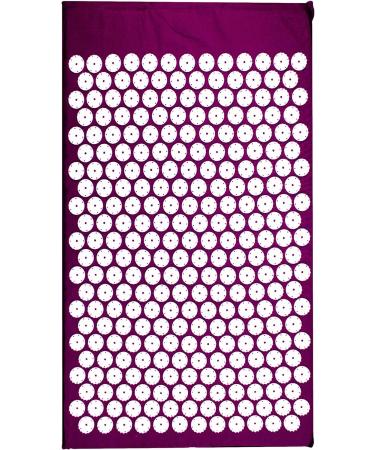 Acupressmate Massage Mat - 75x44 cm Acupuncture Nail Mat for Relaxation & Pain Relief | Purple - Buy Online on GoSupps.com