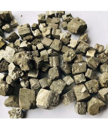 100g raw Natural Pyrite Quartz Bulk Stone Small Size Cube Tumbled Crystal Stone 10mm for Sale Natural Stones and Minerals - Buy Online on GoSupps.com
