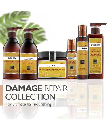 Saryna Key Damage Repair Treatment Butter Mask - African Shea Butter for Dry Hair - Rejuvenating Moisturizer with Keratin & Vitamins A E F - 500ml/16.9oz - Buy Online on GoSupps.com