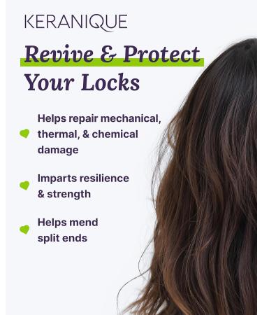 Keranique Shampoo & Conditioner Set for Damaged Hair | Anti-Breakage Keratin Deep Conditioning for Thinning & Colored Hair - Buy Online on GoSupps.com
