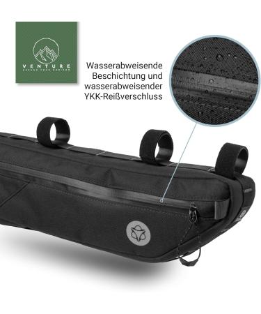 Buy Agu Tube Bicycle Frame Pocket 3L - Water-Repellent Reflective 100% Recycled Polyester - Perfect for Bike Packing - Worldwide Shipping - Buy Online on GoSupps.com