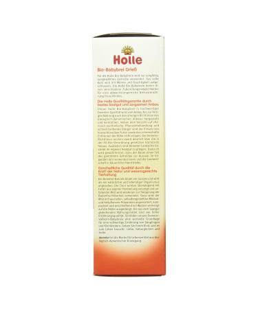 Holle Bio Babybrei Griess - Organic Baby Semolina Porridge (250g) | Healthy Infant Food for International Shipping - Buy Online on GoSupps.com