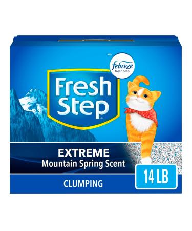 Fresh Step Scented Litter with The Power of Febreze, Clumping Cat Litter Extreme