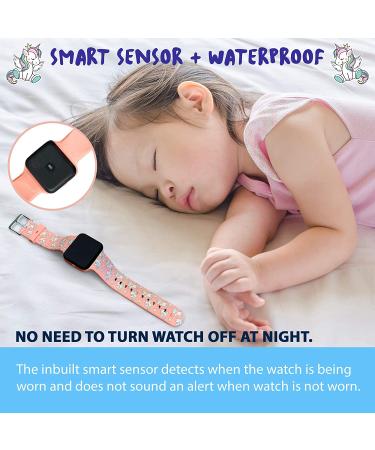 Potty Training Toilet Timer Watch for Girls & Boys | Fun Lights, Music, & Alarm | Water Resistant & Rechargeable | Smart Sensor | Amazing Kids Peach Timer - Buy Online on GoSupps.com