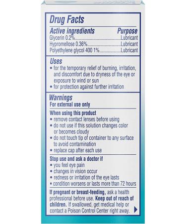 Visine All Day Comfort Dry Eye Relief Eye Drops - 0.5 fl. oz - Up to 10 Hrs of Comfort - Buy Online on GoSupps.com