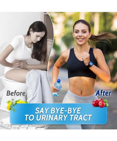 5 in 1 Cranberry Supplement for Women 36mg PAC 100% Soluble D-mannose Dandelion Herb Mulberry Uva Ursi Leaf Natural Urinary Tract Health Support Cranberry Pills UTIs Prevention 90 Caps - Buy Online on GoSupps.com